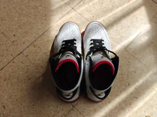 Zapatillas Nike Jordan Mars 270 Blancas Rojas