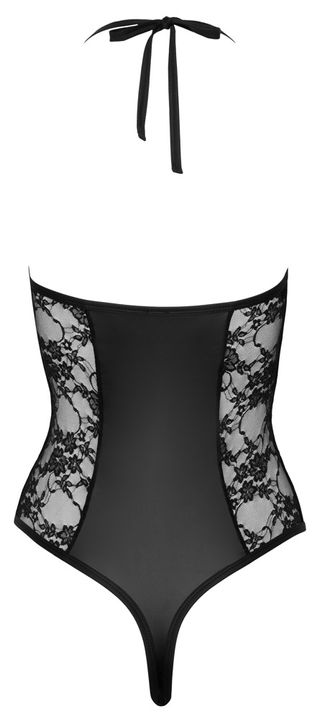 Body nero sgambato pizzo Cottelli TG M
