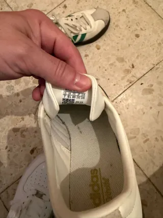 Zapatillas Adidas Blancas y Verdes