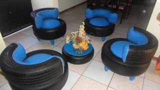 Neumáticos para manualidades y decoración