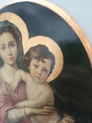 Madonna con Bambino, dipinto ovale