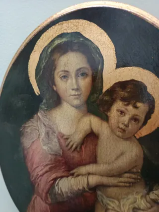 Madonna con Bambino, dipinto ovale