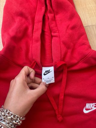 Sudadera Nike Roja Talla M