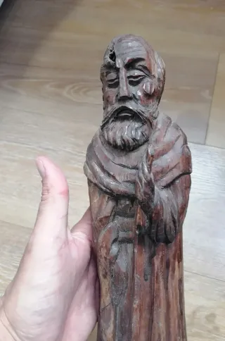 Antigua Talla de Madera de Santo