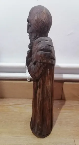 Antigua Talla de Madera de Santo