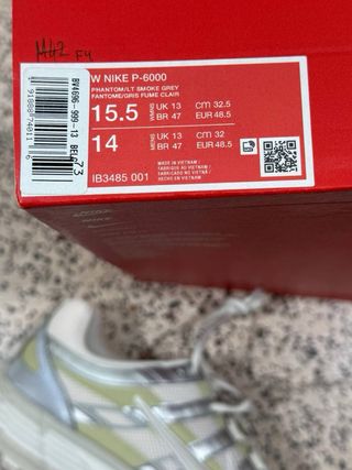 Nike P-6000 Verde y Plata