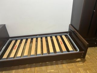 2 Camas 90x180  con somier y colchones con forro