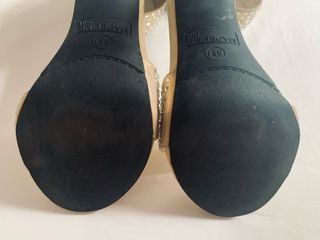 Sandalias Doradas Strass