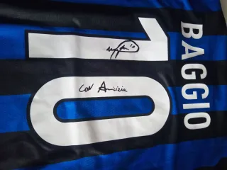 Maglia Inter 1998/99 autografata Baggio