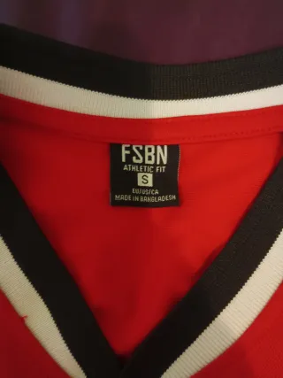 Camiseta Chicago Baseball Roja Hombre