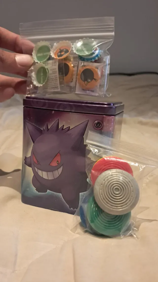 Pack Gengar Pokemon Lata y Fichas
