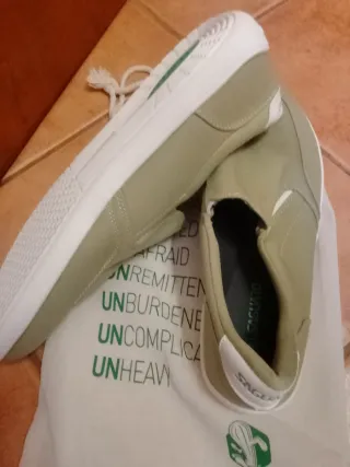 Zapatillas Saguaro Hombre Talla 46 Verde Oliva