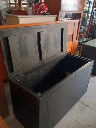 Baúl Grande Madera Maciza con Ruedas