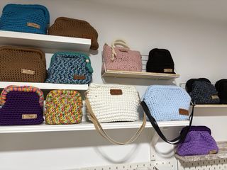 Bolso tejido a mano