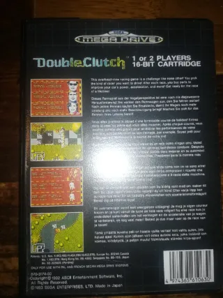 Double Clutch Megadrive Sega - Sin Manual