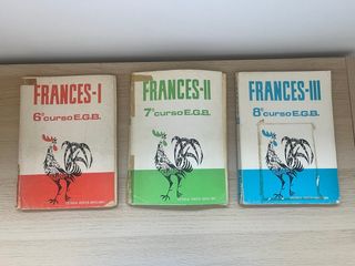 Lote 3 Libros Francés EGB (6º, 7º y 8º)