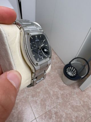 Reloj Jaguar Acero Cronógrafo Negro