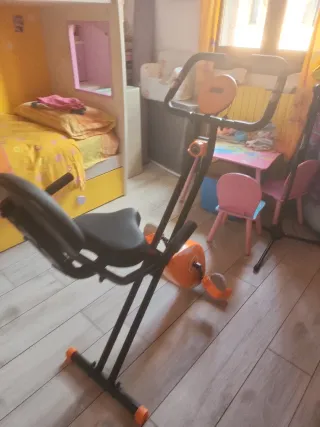 Cyclette richiudibile salvaspazio
