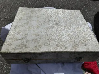 Juego antiguo tocador 4 piezas