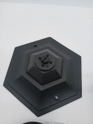 Eglo Laterna 4 Lámpara de pared para exterior de 1 foco, luz de pared de aluminio fundido en negro y cristal transparente, casqu