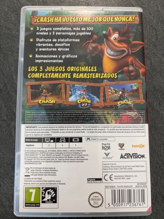 Crash Bandicoot N. Sane Trilogy Nintendo Switch