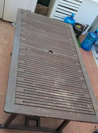 Mesa para restaurar de madera