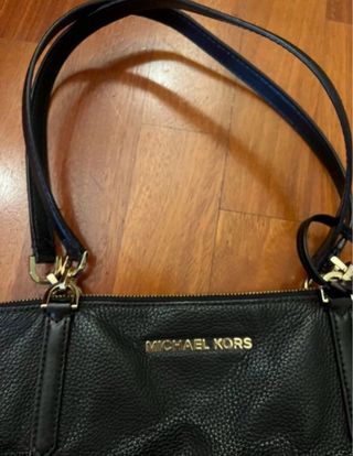 Bolso Piel Michael Kors Negro Auténtico
