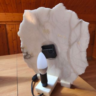 Reloj Lámpara Alabastro - Para Restaurar