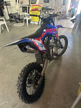 PIT BIKE ROAN 125cc 4T 2025 Azul/Rojo
