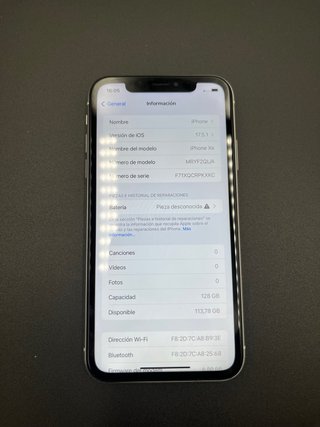 iPhone XR 128GB Blanco + cargador Apple