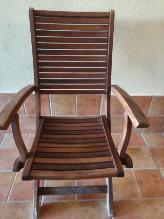 Confezione da 2 sedie pieghevoli in legno