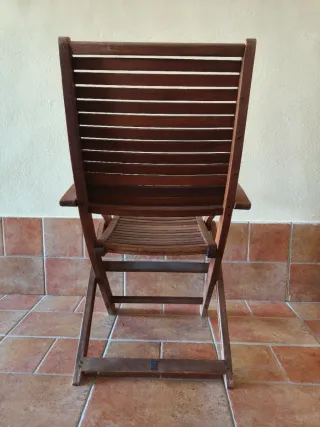 Confezione da 2 sedie pieghevoli in legno