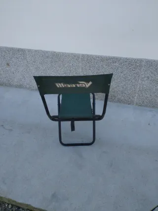 Silla de pesca Vercelli con soporte cañas