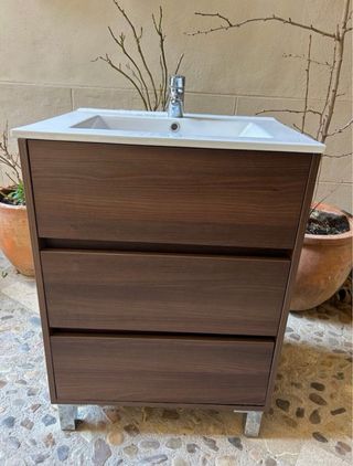 Mueble de lavabo con 3 cajones LAVABO NO INCLUIDO