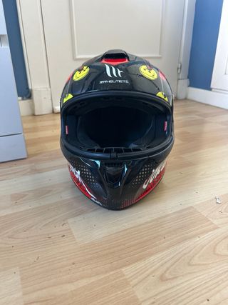 Casco Joker Rojo y Negro