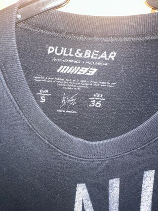 Sudadera Pull&Bear Marc Marquez 93 Negra