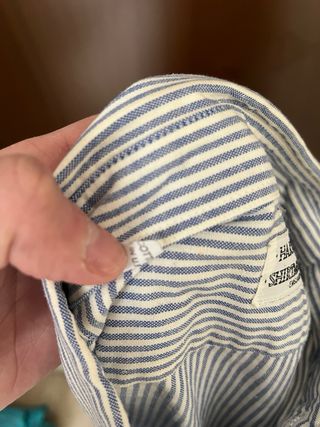 Camicia Hart Bros righe blu e bianche