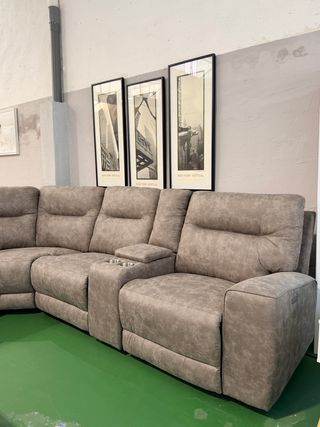 Sofá modular relax electrico - envio gratis