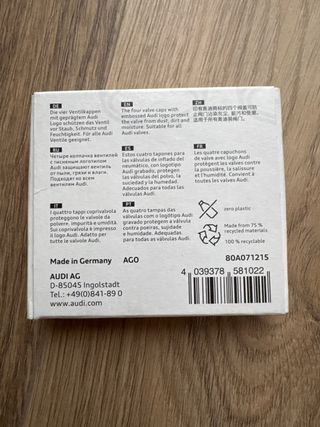 Audi tapa válvulas originales