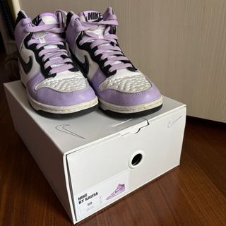 Nike Dunk High Sneakers Viola e Bianche