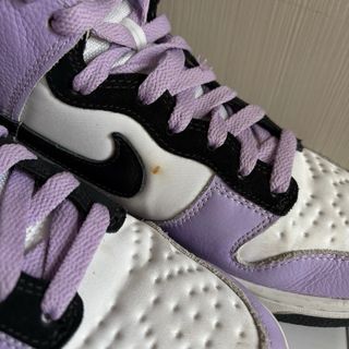 Nike Dunk High Sneakers Viola e Bianche