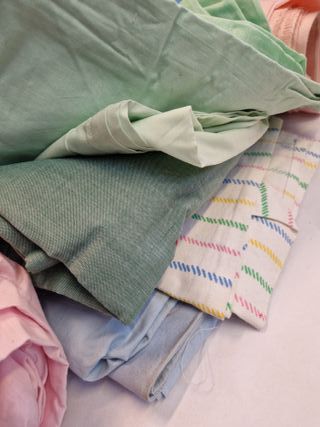 Lote de sábanas de tela