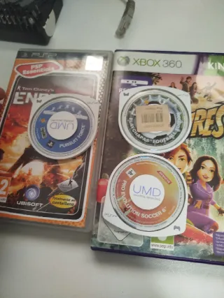 Lote 7 Videojuegos PSP, PS2, Xbox 360