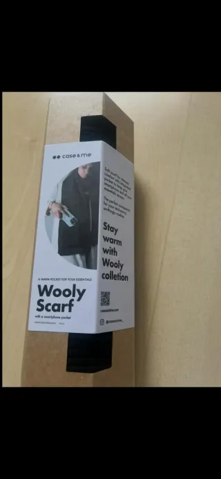 Sciarpa Wooly con tasca per smartphone