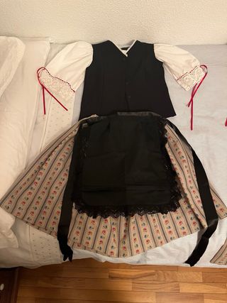 2 Abiti Huertana Madre e Figlia Taglia 36-40 e 6-8