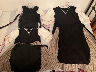 2 Abiti Huertana Madre e Figlia Taglia 36-40 e 6-8