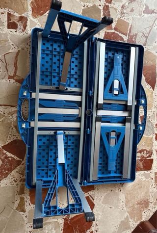 Tavolo da campeggio pieghevole blu