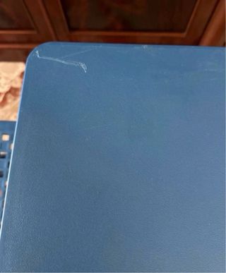 Tavolo da campeggio pieghevole blu