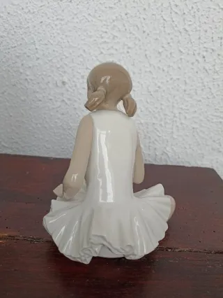 Figura Lladró Porcelana Bailarina Niña