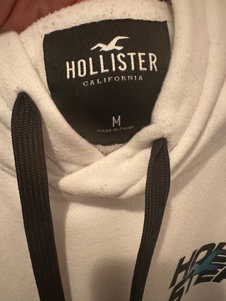 Sudadera Hollister Blanca